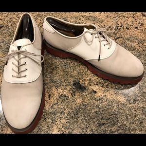 Dr. Marten Grey and White Men’s Oxfords sz 11